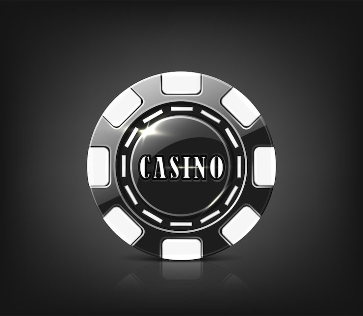 Zbliżenie na żetony pokerowe